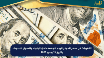 التغيرات في سعر الدولار اليوم الجمعة داخل البنوك والسوق السوداء بتاريخ 13 يونيو 2025